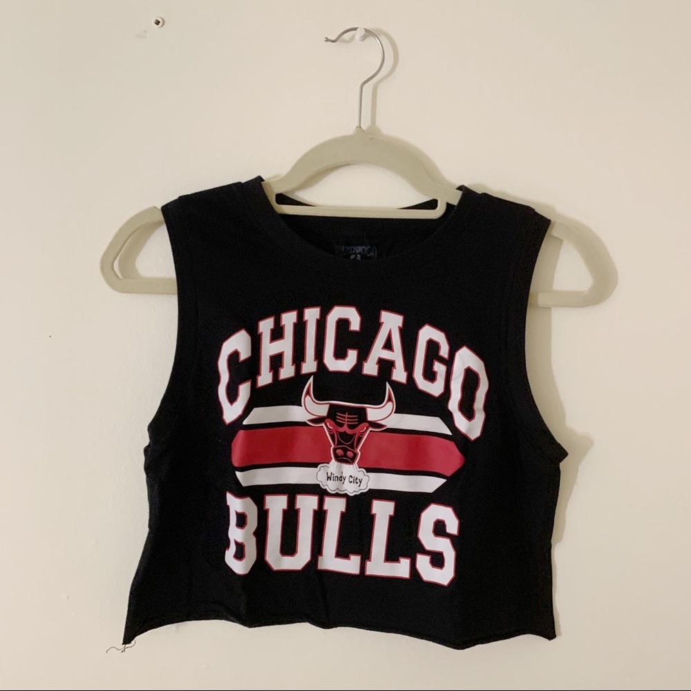 HARDWOOD CLASSICS Chicago Bulls crop top